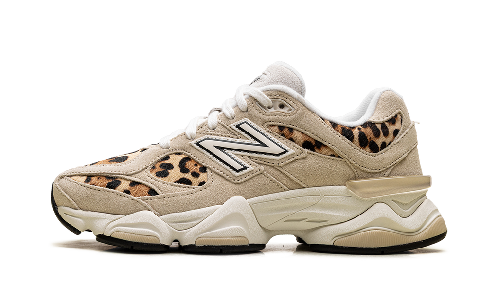 New Balance 9060 "Tan Leopard White" Sneakers