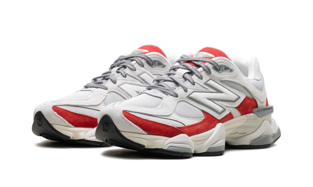 New Balance 9060 "White Red" Sneakers