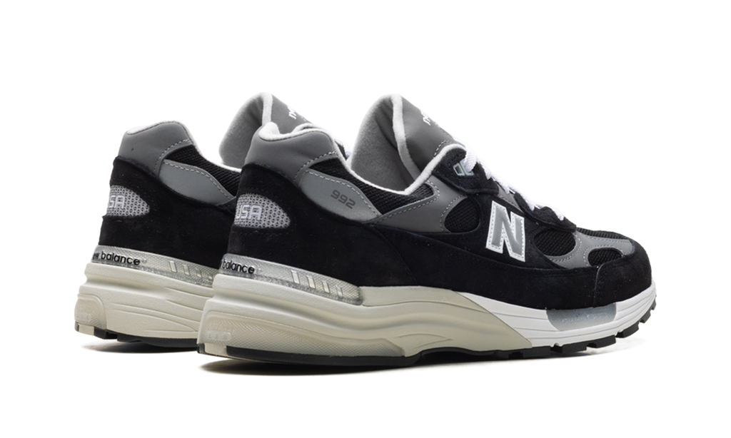 New Balance 992 Made in USA "Black Grey" Sneakers