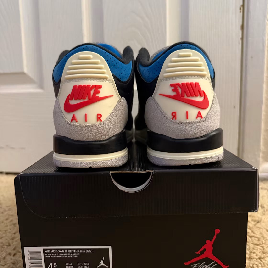 Used - Air Jordan 3 Retro OG Rare Air (GS) - US 4.5Y - detail 4
