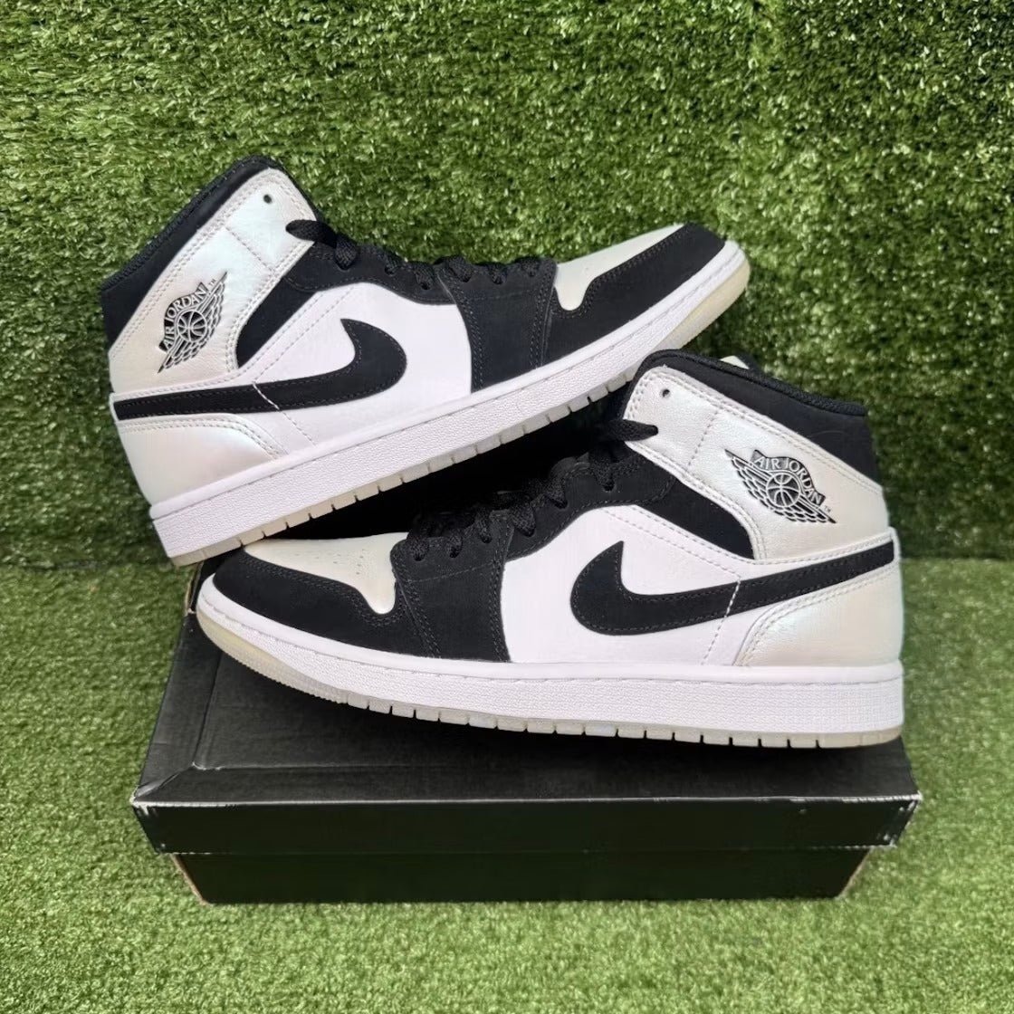 Used - Air Jordan 1 Mid Diamond Shorts - US M 8.5 - detail 1