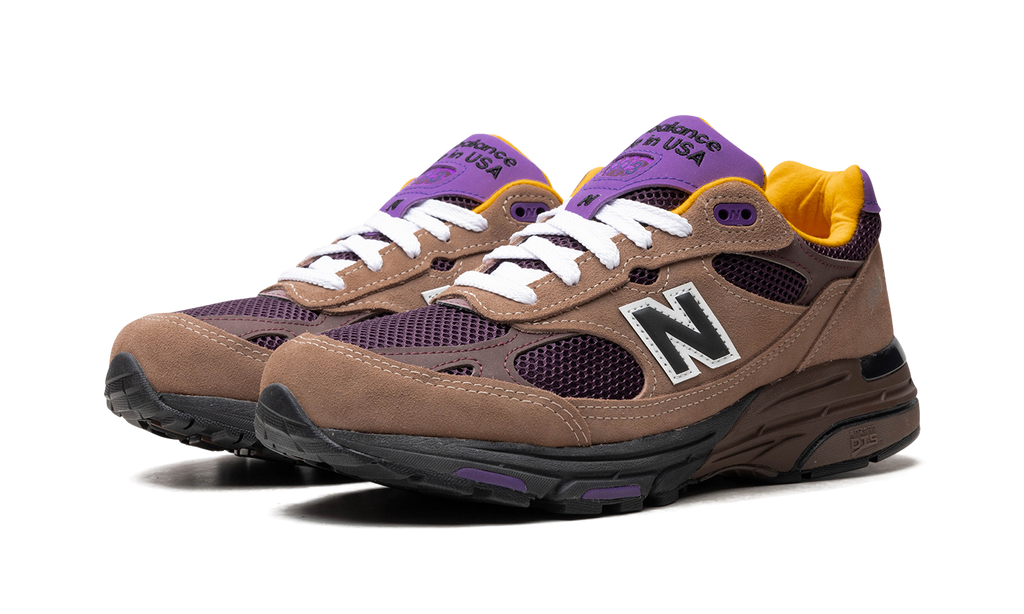 New Balance 993 Made in USA "Mushroom/Midnight Violet" Sneakers